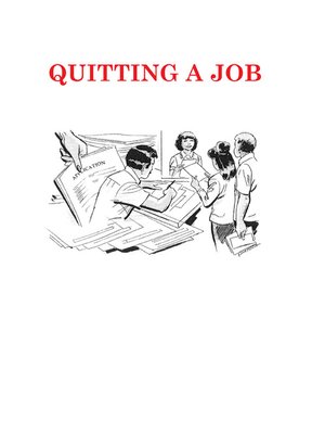 cover image of Quitting a Job